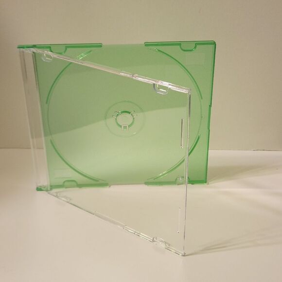 10 for 10 Slim Jewel Cases dvd / cd Green - Picture 1 of 1